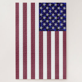Amerikanische Flagge Puzzle