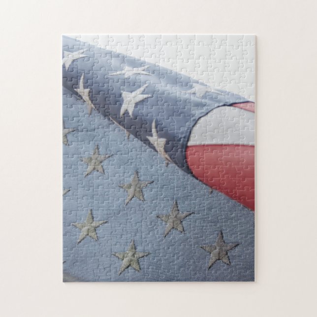 Amerikanische Flagge Puzzle (Vertikal)