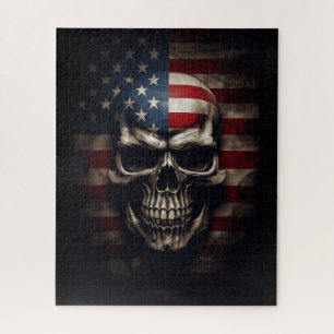 Amerikanische Flagge Puzzle