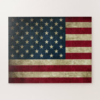 Amerikanische Flagge Puzzle