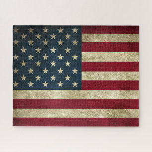 Amerikanische Flagge Puzzle