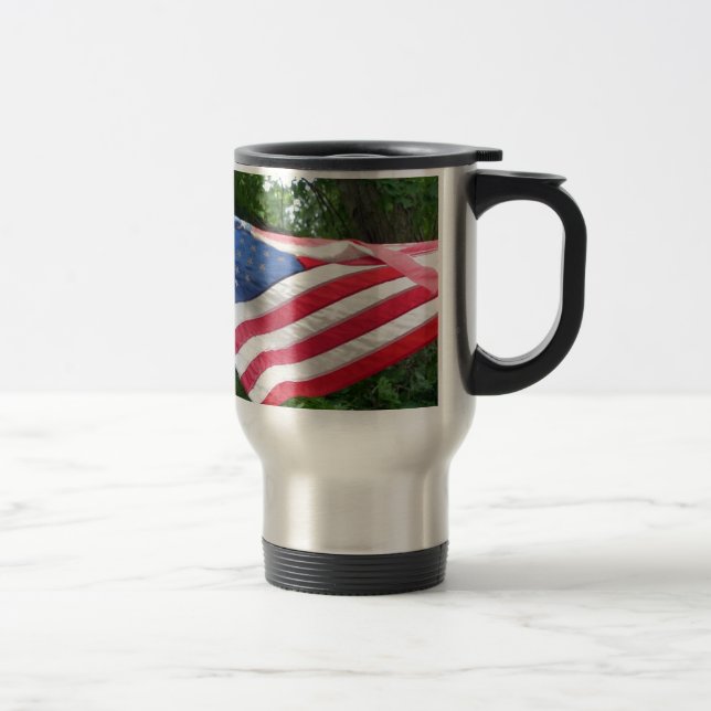 Amerikanische Flagge Reisebecher (Rechts)