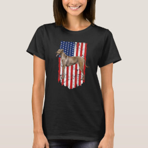 Amerikanische Flagge Rhodesian Ridgeback 4. Juli U T-Shirt