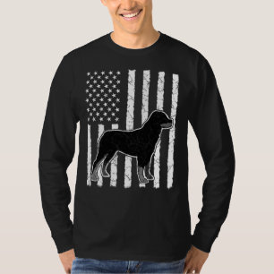 Amerikanische Flagge Rottweiler Hund Happy Indepen T-Shirt