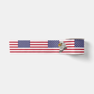 Amerikanische Flagge Satinband