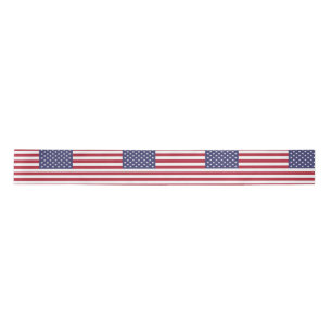 Amerikanische Flagge Satinband