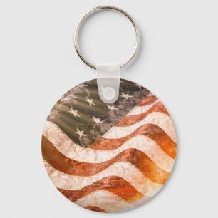 Amerikanische Flagge Schlüsselanhänger
