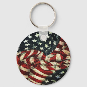 Amerikanische Flagge Schlüsselanhänger