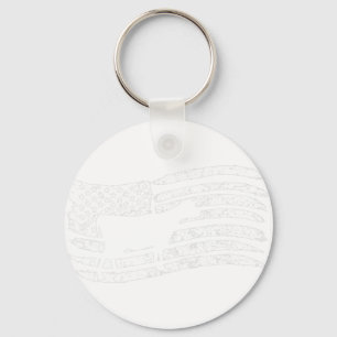 Amerikanische Flagge Schlüsselanhänger