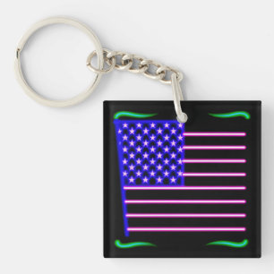 Amerikanische Flagge Schlüsselanhänger