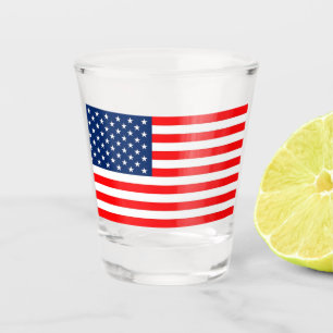 Amerikanische Flagge Schnapsglas
