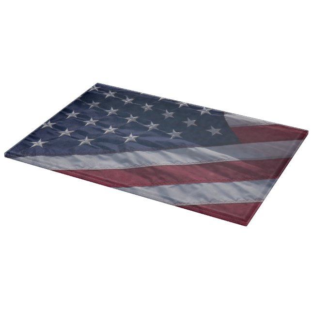 Amerikanische Flagge Schneidebrett (Ecke)