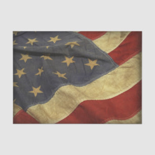 Amerikanische Flagge Seidenpapier