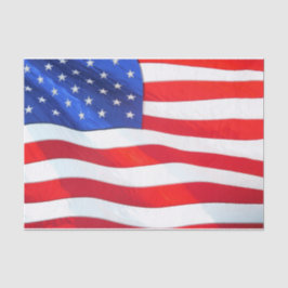 Amerikanische Flagge Seidenpapier
