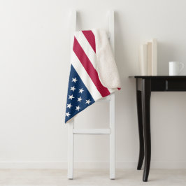 Amerikanische Flagge Sherpadecke