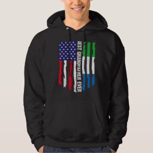 Amerikanische Flagge Sierra Leone beste Flagge Gro Hoodie