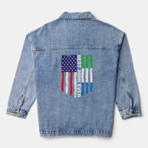 Amerikanische Flagge - Sierra Leone Flag Beste Mim Jeansjacke
