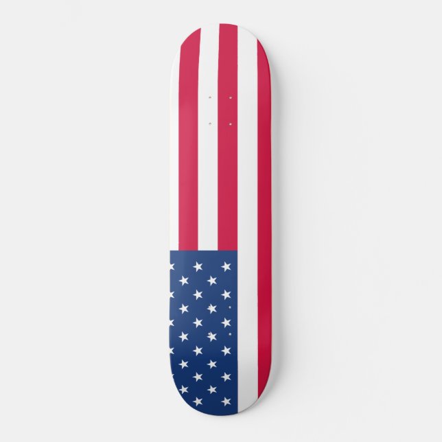Amerikanische Flagge Skateboard (Vorderseite)