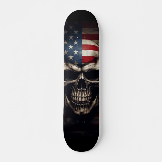 Amerikanische Flagge Skateboard (Vorne)
