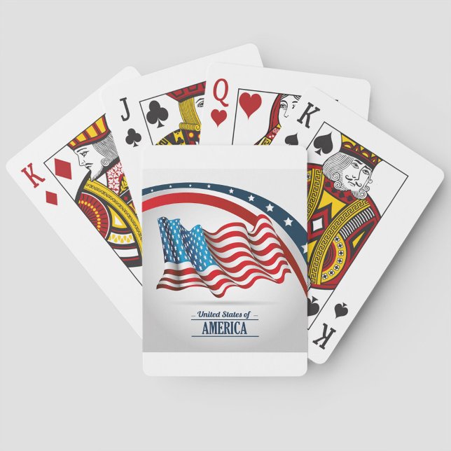 Amerikanische Flagge Spielkarten (United States of America Deck of Cards!)