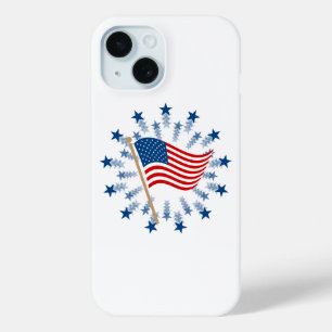 Amerikanische Flagge Sternenexplosion Feuerwerk 4. Case-Mate iPhone Hülle