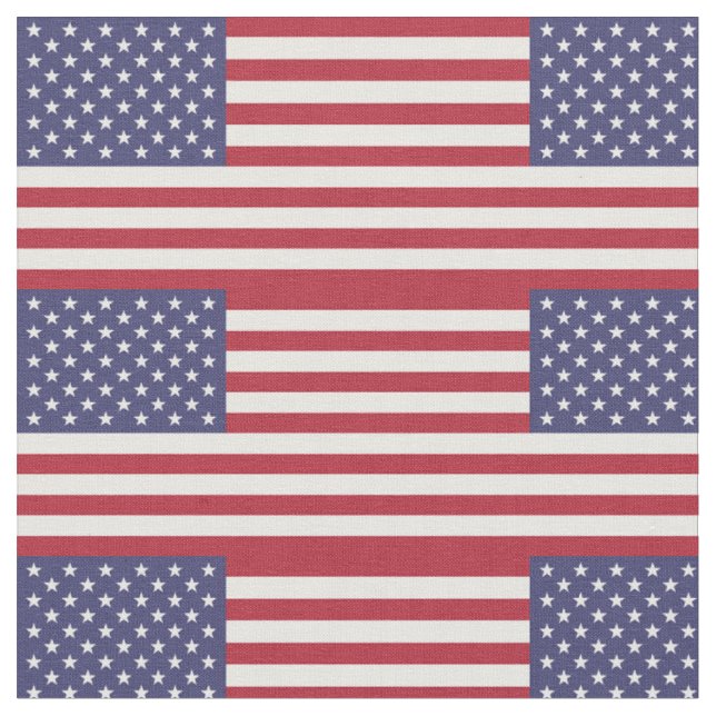 Amerikanische Flagge Stoff (Nahaufnahme)