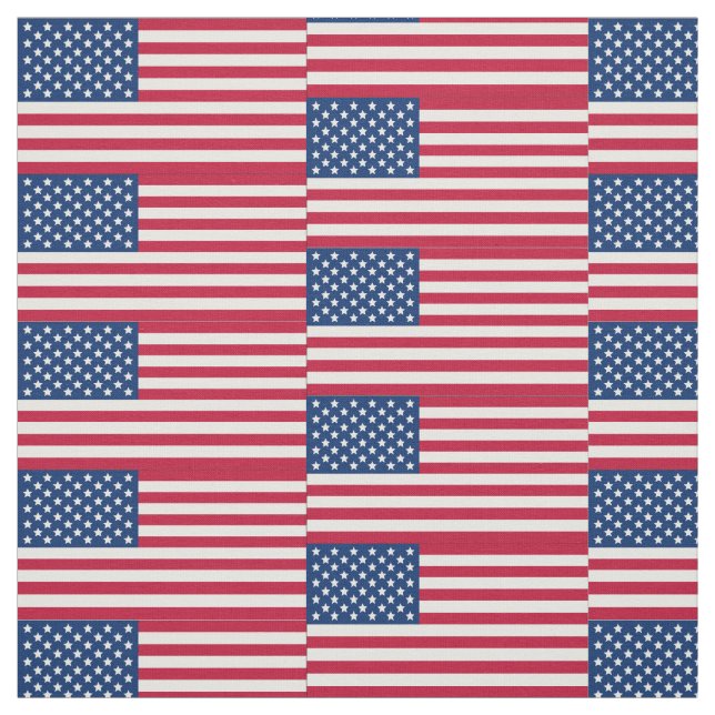 Amerikanische Flagge Stoff (Muster)