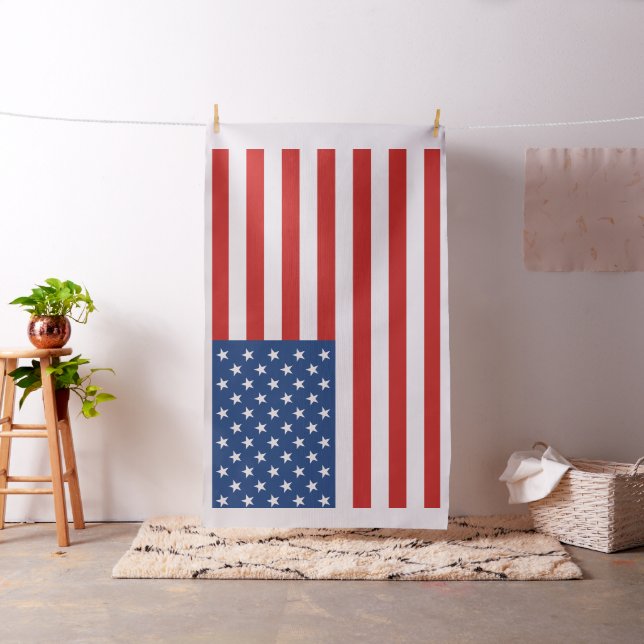 Amerikanische Flagge Stoff (Beispiel)
