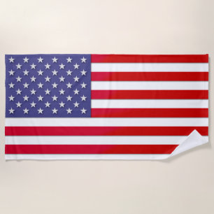 Amerikanische Flagge Strandtuch