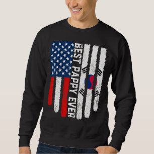 Amerikanische Flagge Südkorea Beste Fahne aller Ze Sweatshirt