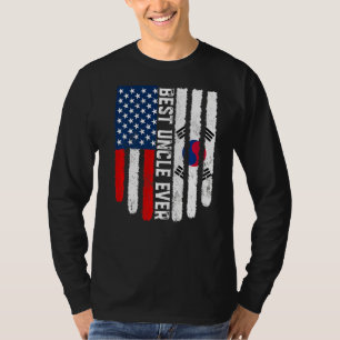 Amerikanische Flagge Südkorea Beste Flagge je Fahn T-Shirt