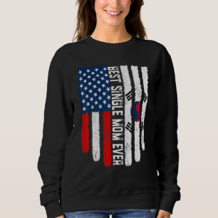 Amerikanische Flagge Südkorea Flagge Bester Single Sweatshirt