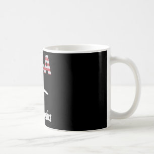 Amerikanische Flagge Super Bike Moto Gp Unabhängig Kaffeetasse