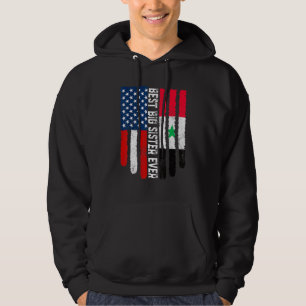 Amerikanische Flagge Syrien Flag Beste Big Sister Hoodie