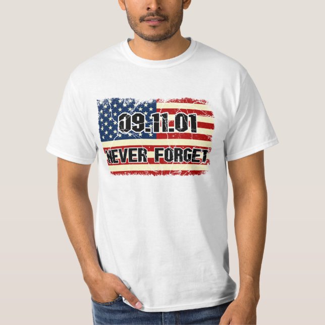 Amerikanische Flagge T-Shirt (Vorderseite)