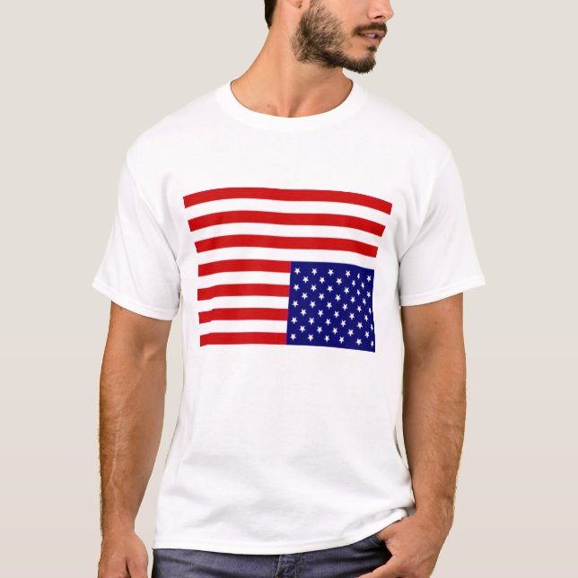 Amerikanische Flagge T-Shirt (Vorderseite)