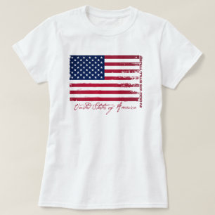 Amerikanische Flagge T-Shirt