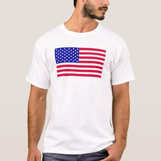 Amerikanische Flagge T-Shirt (Vorderseite)