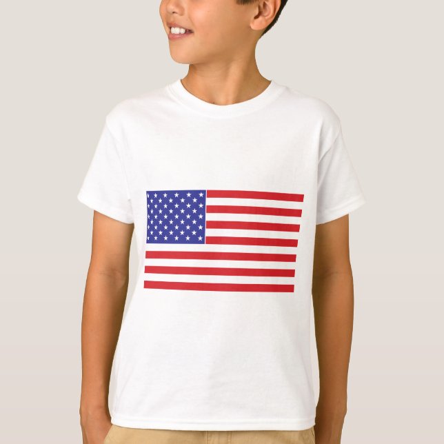 Amerikanische Flagge T-Shirt (Vorderseite)