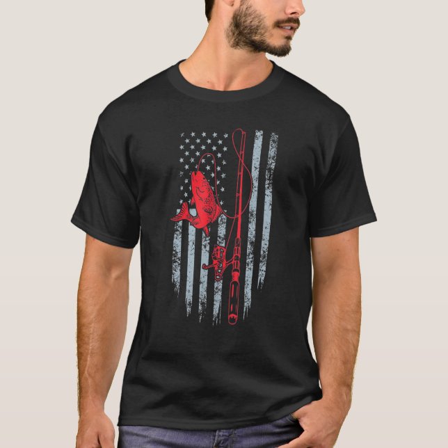 Amerikanische Flagge T-Shirt (Vorderseite)
