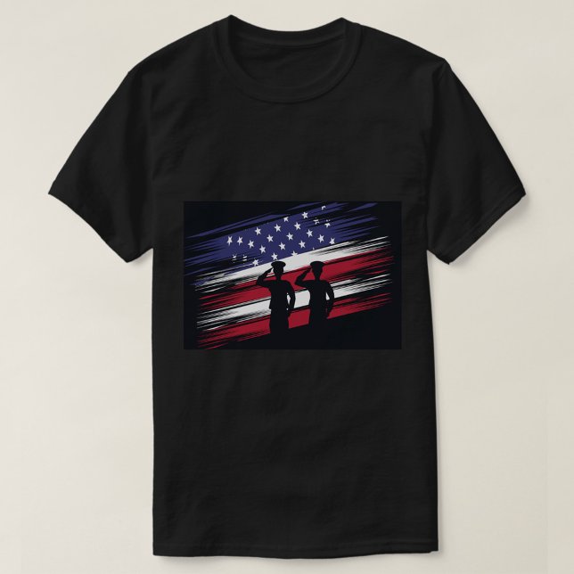 Amerikanische Flagge T-Shirt (America Flag Soldiers T-shirt!)