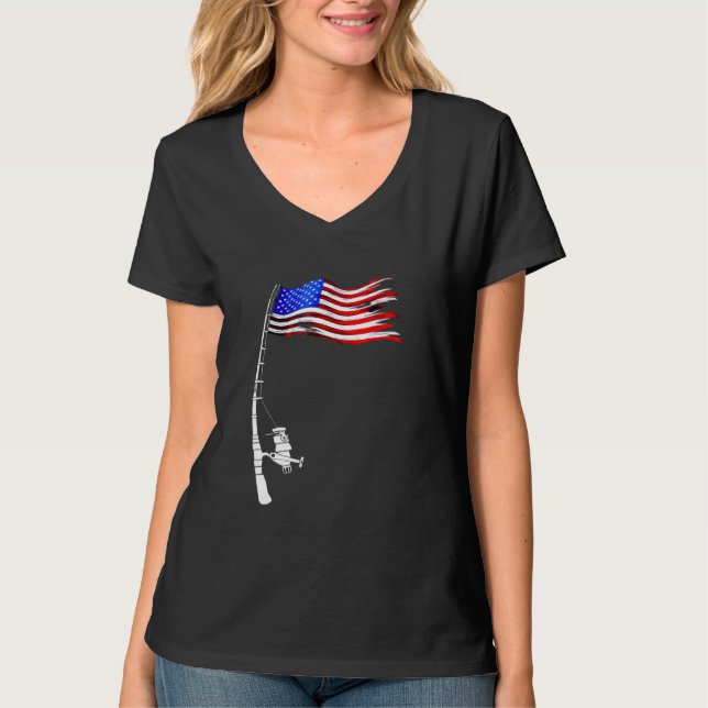 Amerikanische Flagge T-Shirt (Vorderseite)