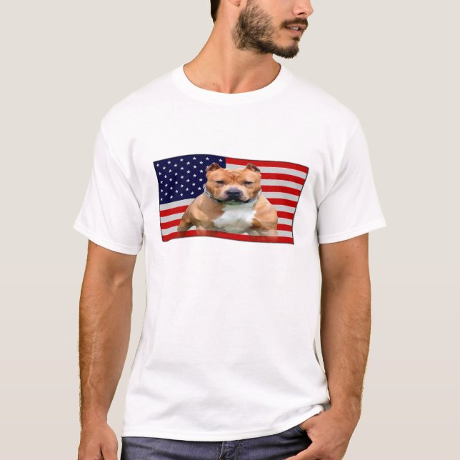 amerikanische Flagge T-Shirt (Vorderseite)