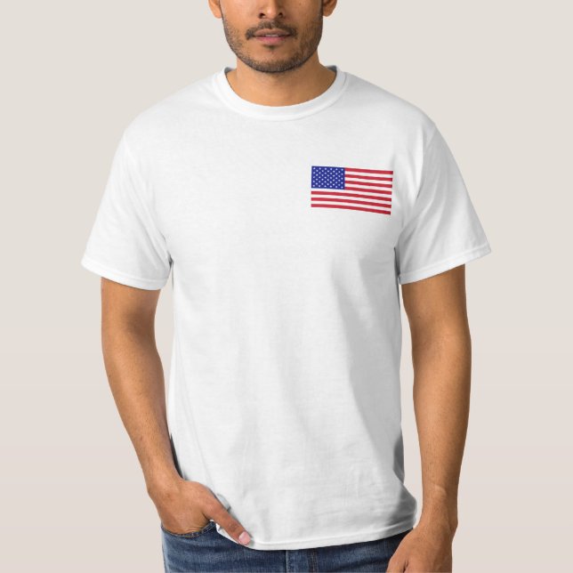 Amerikanische Flagge T-Shirt (Vorderseite)