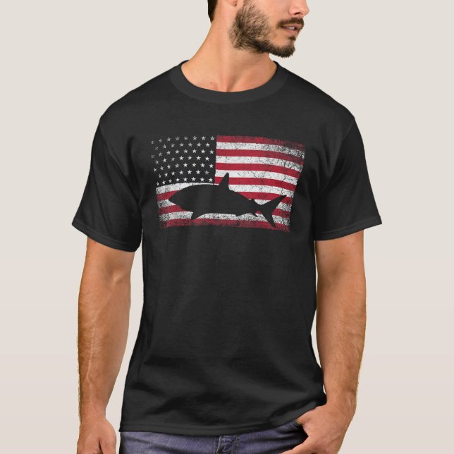 Amerikanische Flagge T-Shirt (Vorderseite)