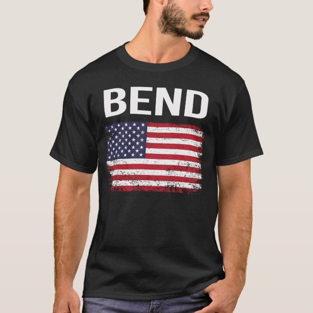 Amerikanische Flagge T-Shirt (Vorderseite)