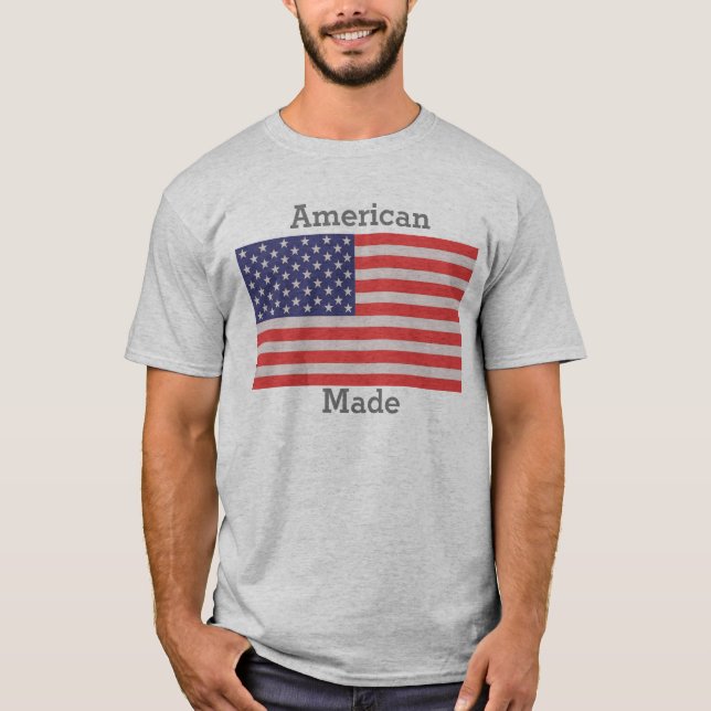 Amerikanische Flagge T-Shirt (Vorderseite)