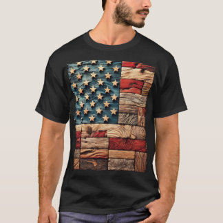 amerikanische Flagge T-Shirt