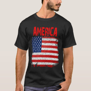 Amerikanische Flagge T-Shirt