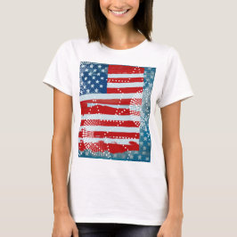 Amerikanische Flagge T-Shirt